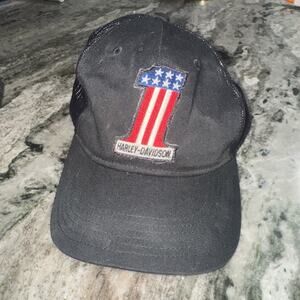 Harley Davidson 1 Adjustable SnapBack USA Ball Cap D